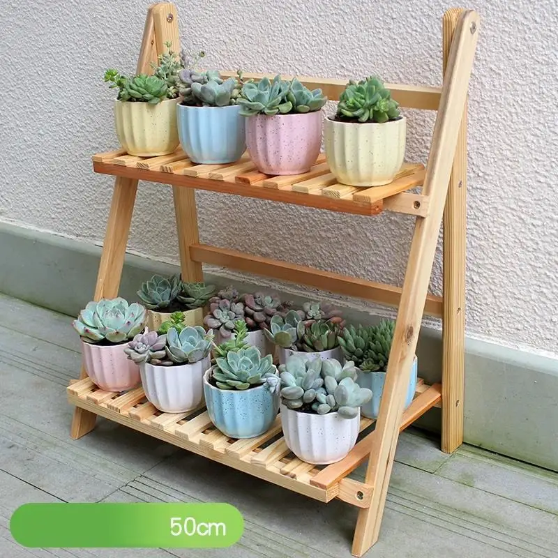 Version E Decorativa Madera Estanteria Estante Para Plantas деревянная напольная подставка для цветов, стойка, полка для растений - Цвет: Version E