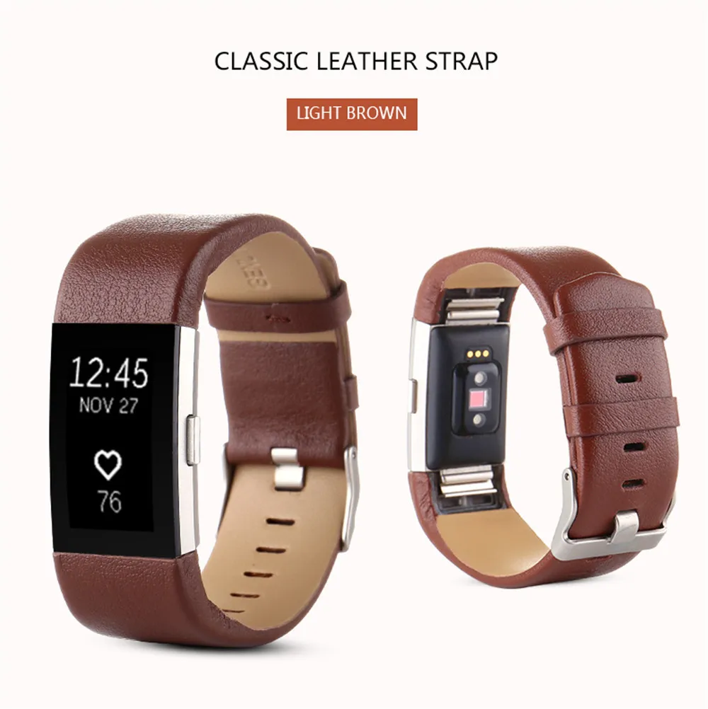 K25 кожаный ремешок для Smart Charge 2 ремешок умный Браслет ремешок для Fitbit Charge2 Замена браслета сердечного ритма