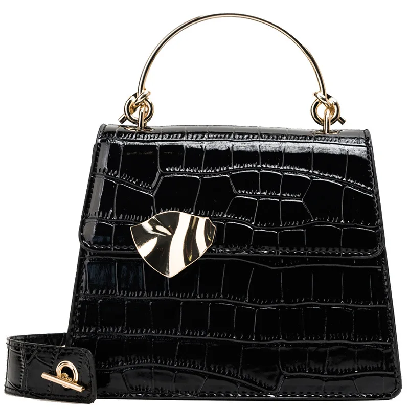 

Stone pattern portable small bag 2019 new fashion bag women's bag Joker Korean shoulder chain bag