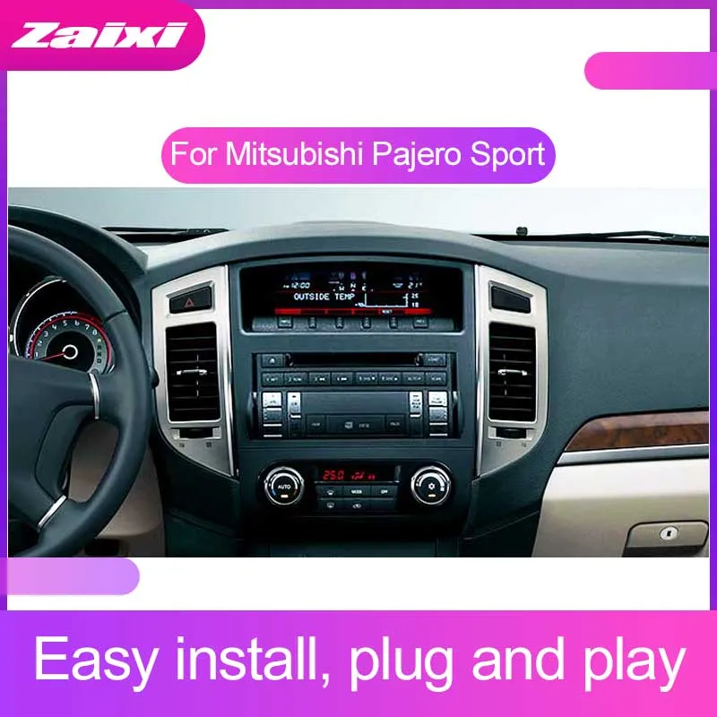 HD Android автомобильный мультимедийный плеер 2 Din WI-FI gps навигации для Mitsubishi Pajero Montero Sport 2009 2010 2013
