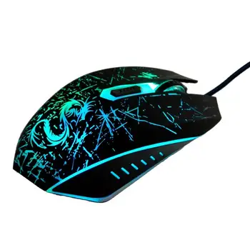 

Ergonomic 6 Button USB Photoelectric Wired Gaming Mouse Mice for PC Laptop