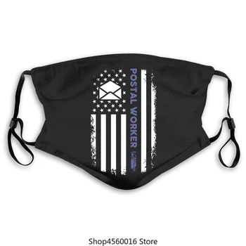 

Postal Worker- - Worker popular Tagless masks maskknitted comfortable fabric Washable Windproof Anti-Dust Masks Dust Proof pm2.5