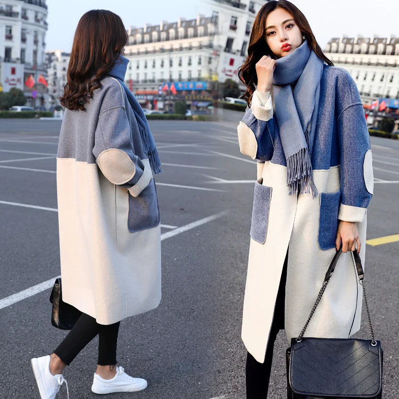 

2019 Winter New Style Casual Fashion Explicit Thin Versatile Slim Fit Winter New Style Woolen Jacket City