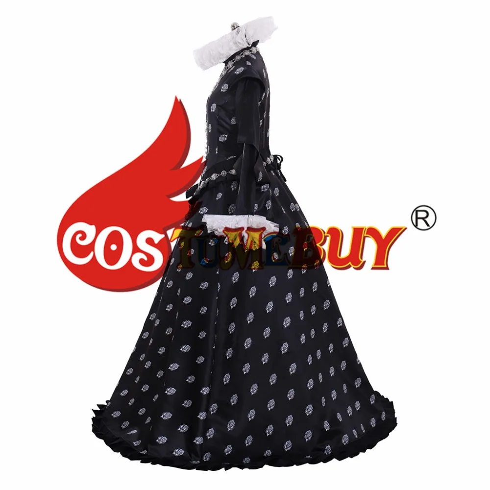 Costumebuy Tudor Elizabeth queen бальное платье Средневековый Ренессанс женское платье с оборками на заказ