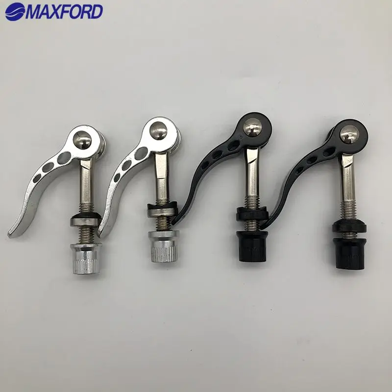 MAKSEY M8X65mm алюминиевый сплав быстросъемный зажим черный белый цвет зажим для велосипедного сиденья с винтовым зажимом для велосипедной трубы плотно фиксируется