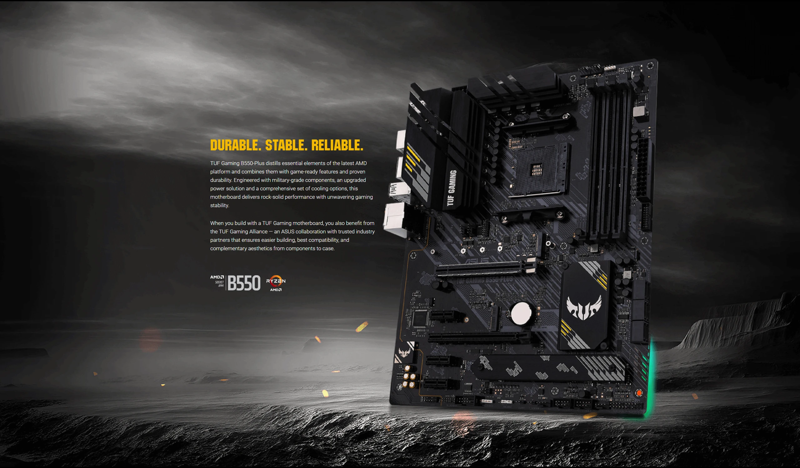 ASUS TUF Gaming B550PLUS WiFi AMD AM4 Zen 3 Ryzen 5000 & 3rd Gen Ryzen