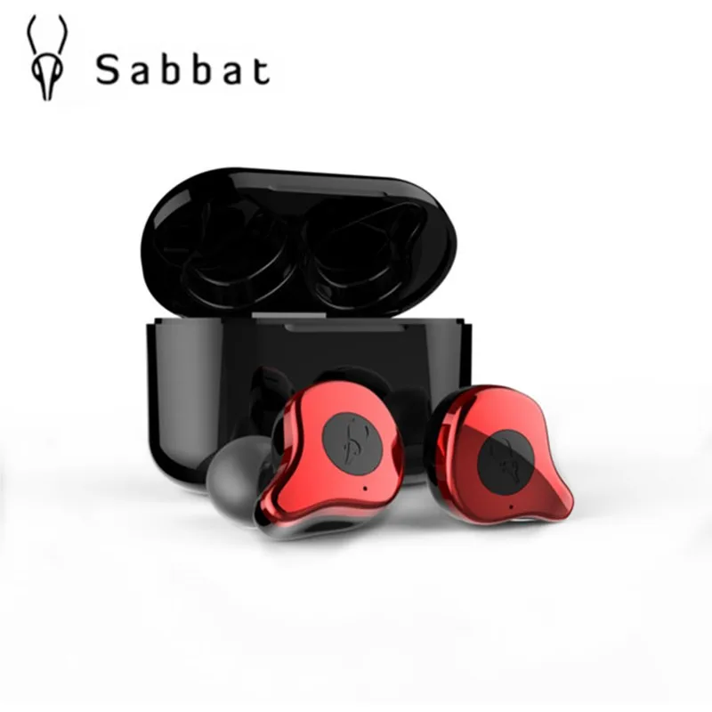 Наушники вкладыши Sabbat E12 беспроводные Bluetooth 5 0 HIFI монитор шумоподавление