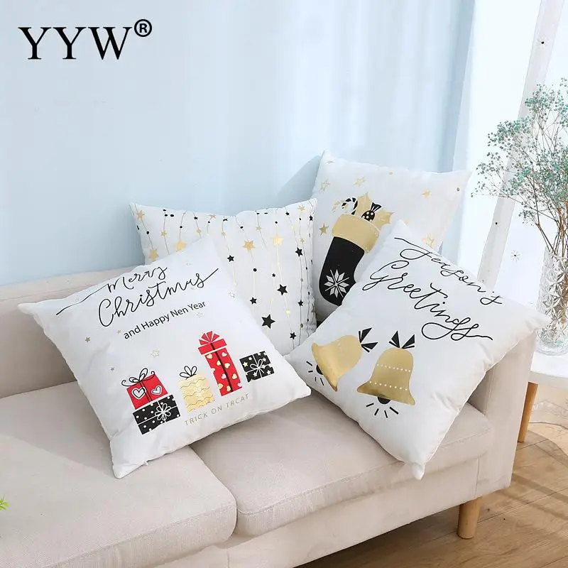 

Nordic Printed Pillow Case Cover Square Polyester Pillowcase 40x40cm Decorative Throw Pillows Case Cover For Home Pillow Cases