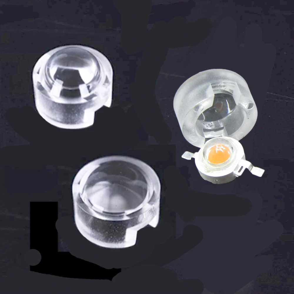 Мини светодиодные линзы 13 мм 1 Вт 3 15 30 45 60 90 100 градусов для Светодиодный CCTV LED PCB
