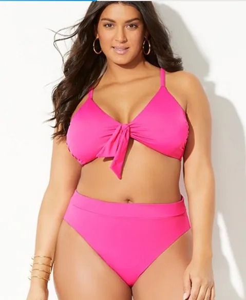 High Waist Bikini Plus Size Swimwear 2 