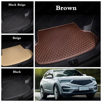

Luxury Leather Cargo Liner for Acura MDX RDX ZDX NSX TL RL ILX TLX TSX Custom Car Boot Liners All Weather Auto Cargo Floor Mats