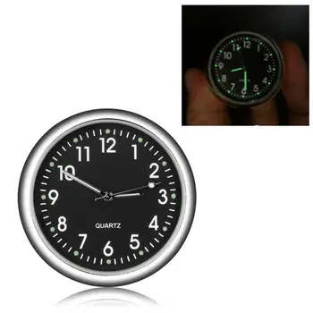 

Mini Interior Car Clock Car Quartz Clock Decoration For Cars Arabic Numerals Auto Watch Decorative Clock In Car Accessories
