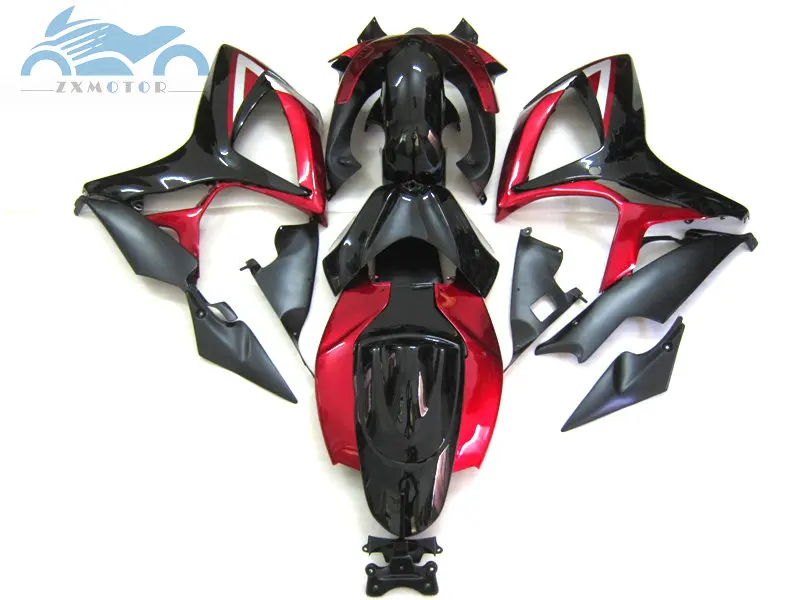 Обновленные комплекты обтекателей для SUZUKI K6 GSXR600 750 2006 2007 ABS мотоцикл Обтекатели набор GSXR750 GSX R600 06 07 красный набор для черного корпуса - Цвет: Армейский зеленый