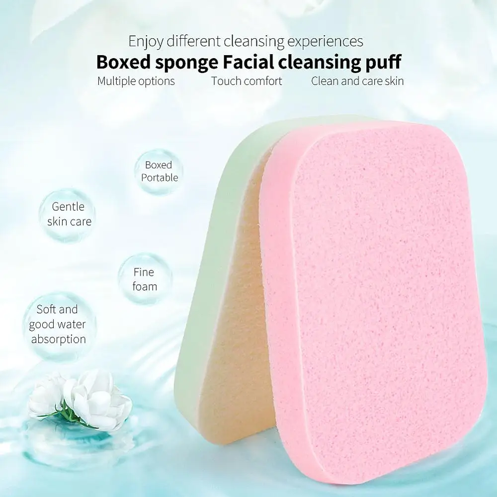 2pcs Makeup Removal Puff Exfoliating Cleansing Skin Facial Cleaning Puff Soft Makeup Remover Puff Hot Sell