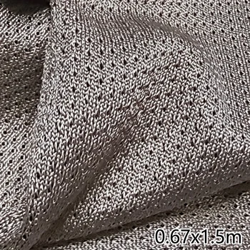 

Silver Fabric Shield RFID/EMI/EMF/Radio/Microwave Stretch Knitting Clothing