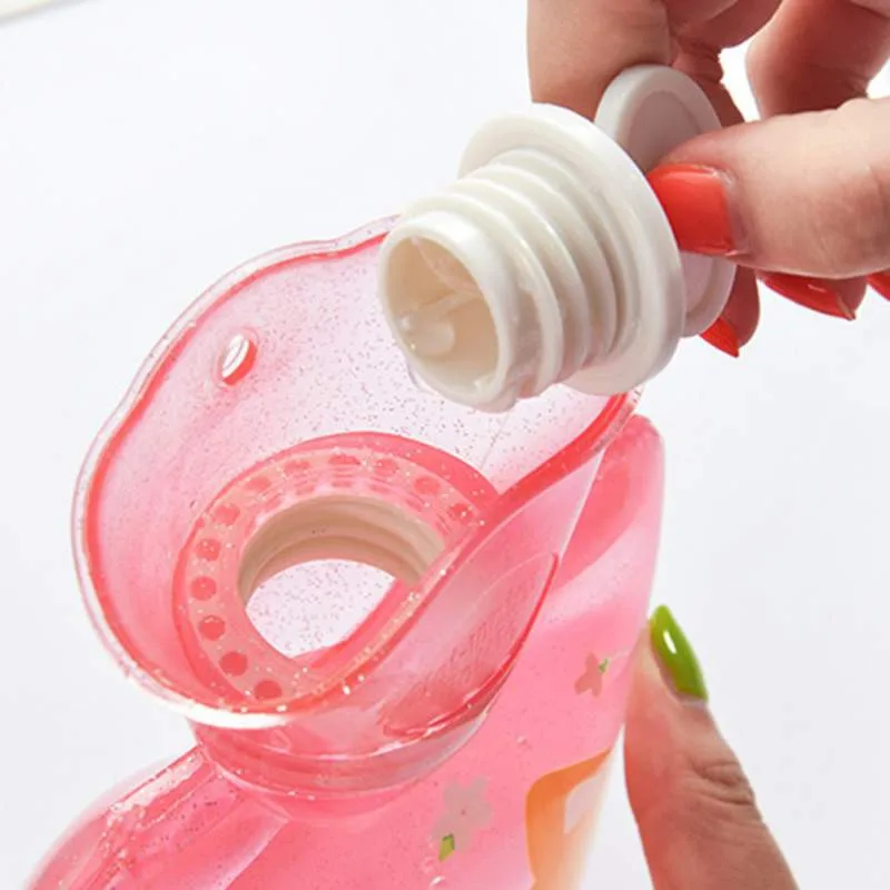 Transparent Cartoon Hot Water Bottle Portable Warm Handbag Winter Hot-Water Bags Hot Water Bottles