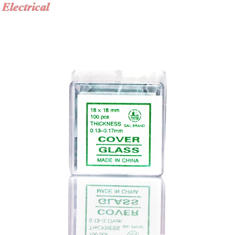 Transparent Slides Coverslips Coverslides Cover Glass 18x18 20x20 22x22 24x24mm 24x32mm 24x50mm 0.13-0.17mm For Microscope microscope glass slides
