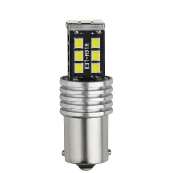 

1156 BA15S P21W Car LED Bulb 1157 Bay15d T20 7443 2835 15SMD Bulbs For Car Turn Signal Lights Brake Lamp