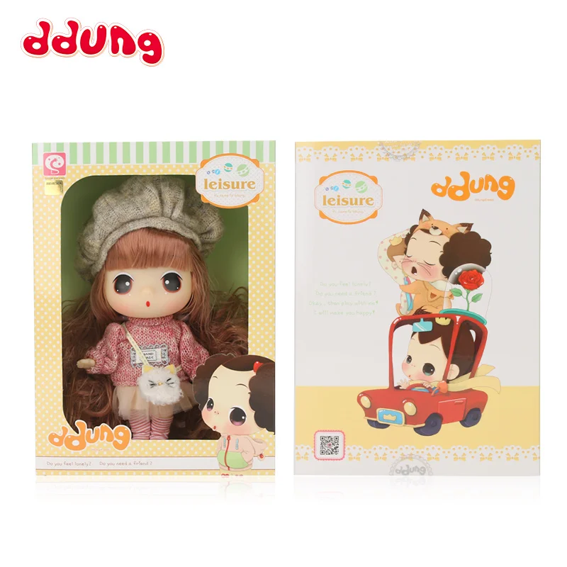 Ddung Baby Doll Toys 18 см винил 3 года + нарядная милая мягкая модная мини принцесса детская