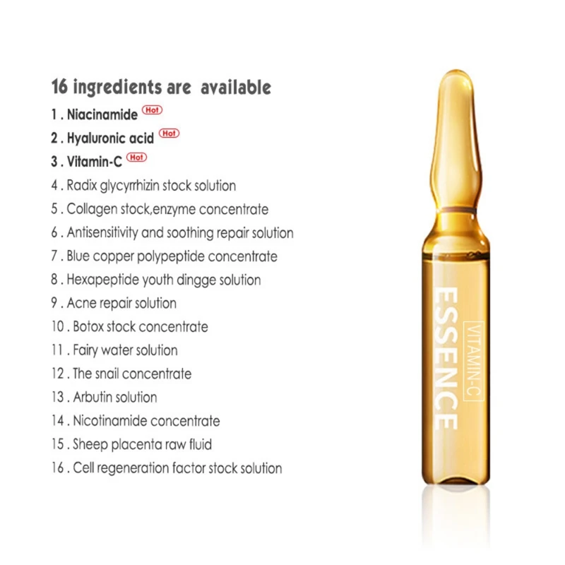 Hydrating Essence Set Long-lasting Moisturizing Control Oil Whitening Skin Care Nicotinamide Solution Face Serum