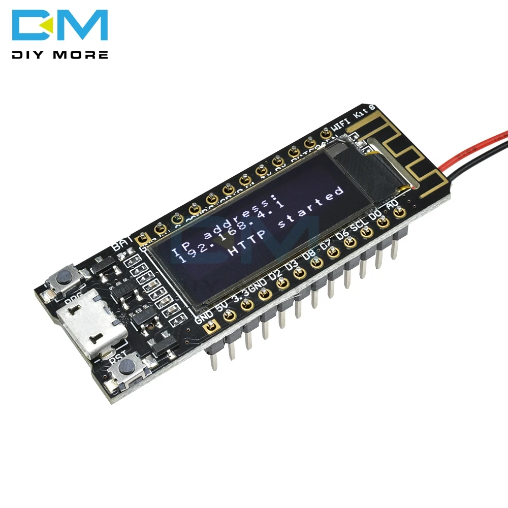 ESP8266 wifi макетная плата 32 МБ флэш Интернет вещей CP2014 IOT цифровой OLED 0,9" дисплей для Arduino NodeMcu модуль