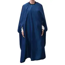 1 шт. Профессиональная парикмахерская накидка Водонепроницаемая Парикмахерская мантия растягивающийся фартук(темно-синий