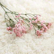 90 мини-головки 1 шт. DIY искусственный цветок Гипсофила силикон fake завод для свадьбы домашние Декорации для вечеринки 8 цветов