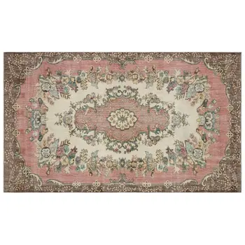 

Handmade Natural Vintage Turkish Area Rug 185x307 Cm-6'1''X10'1''