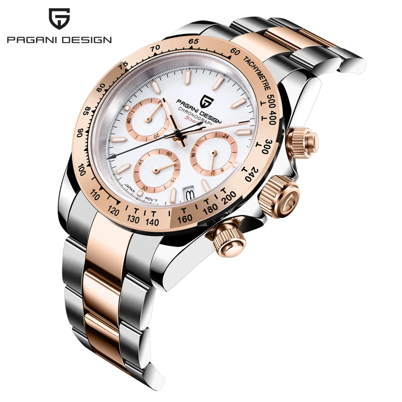 PAGANI DESIGN 2021 Top Brand Men's Quartz Watches Japan VK63 Movement Men Wrist Watch Chronograph Sports Clock Relogio Masculino |