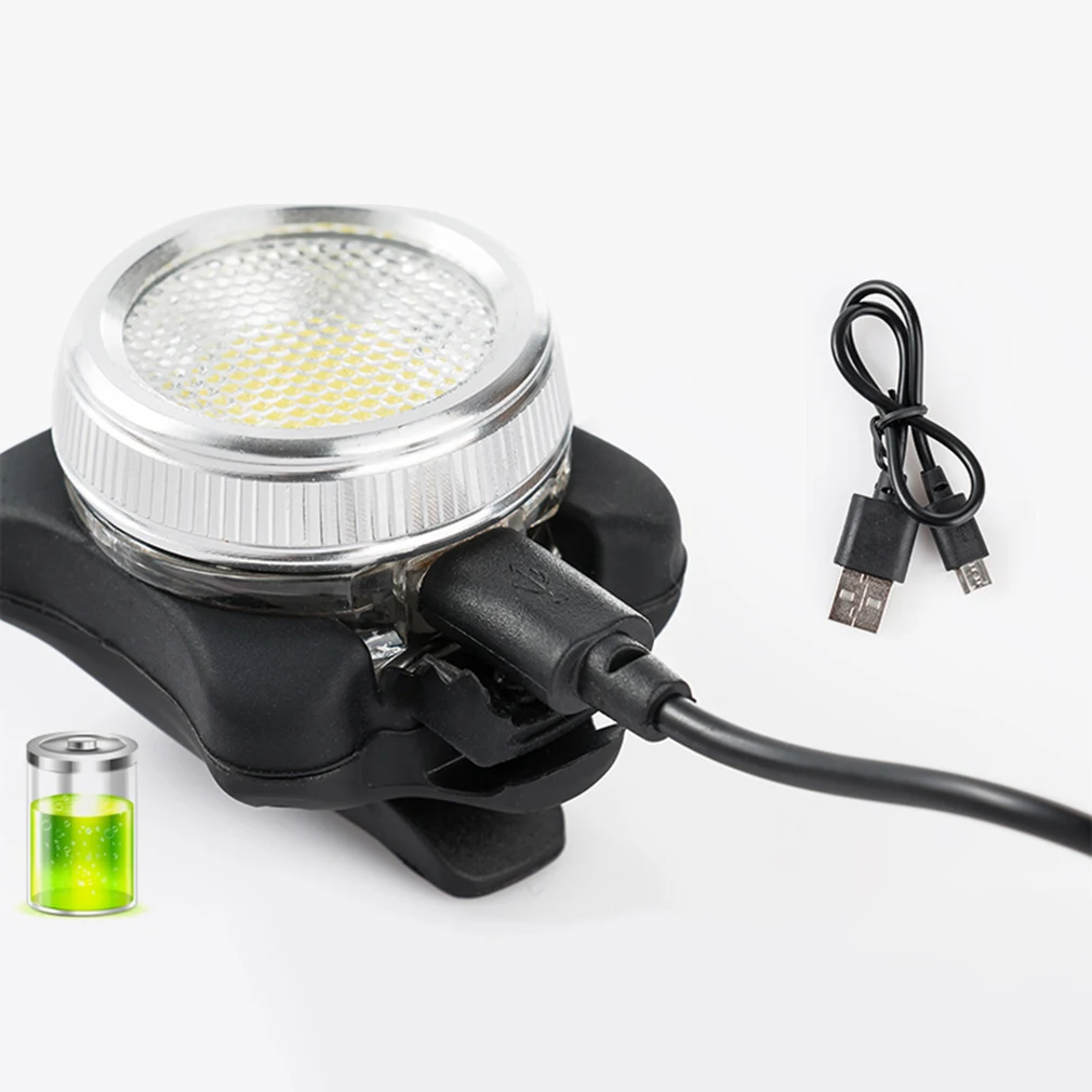 Flash Deal OUTAD Cycling Bicycle Bike Warning Light COB LED Head Front Rear Tail Clip Ultra Bright USB Rechargeable Lamp Drop Shipping 2