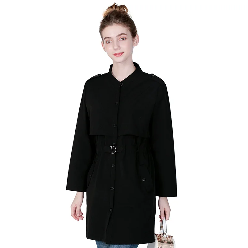 

Trench coat for women manteau femme fall 2019 long coat moda mujer abrigo mujer plus size winter coat women ropa mujer