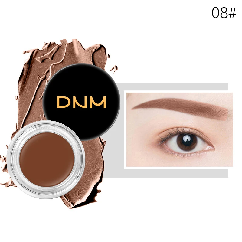 

DNM Korean Makeup Eyebrow Gel Waterproof Long Lasting 12 Colors Brow Tint Eyebrow Pomade Permanent Make Up Eye Brow Cream TSLM2