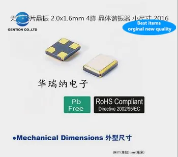 

10pcs 100% orginal new passive RF crystal 2016 small size 24M 24MHZ 24.000MHZ imported high precision
