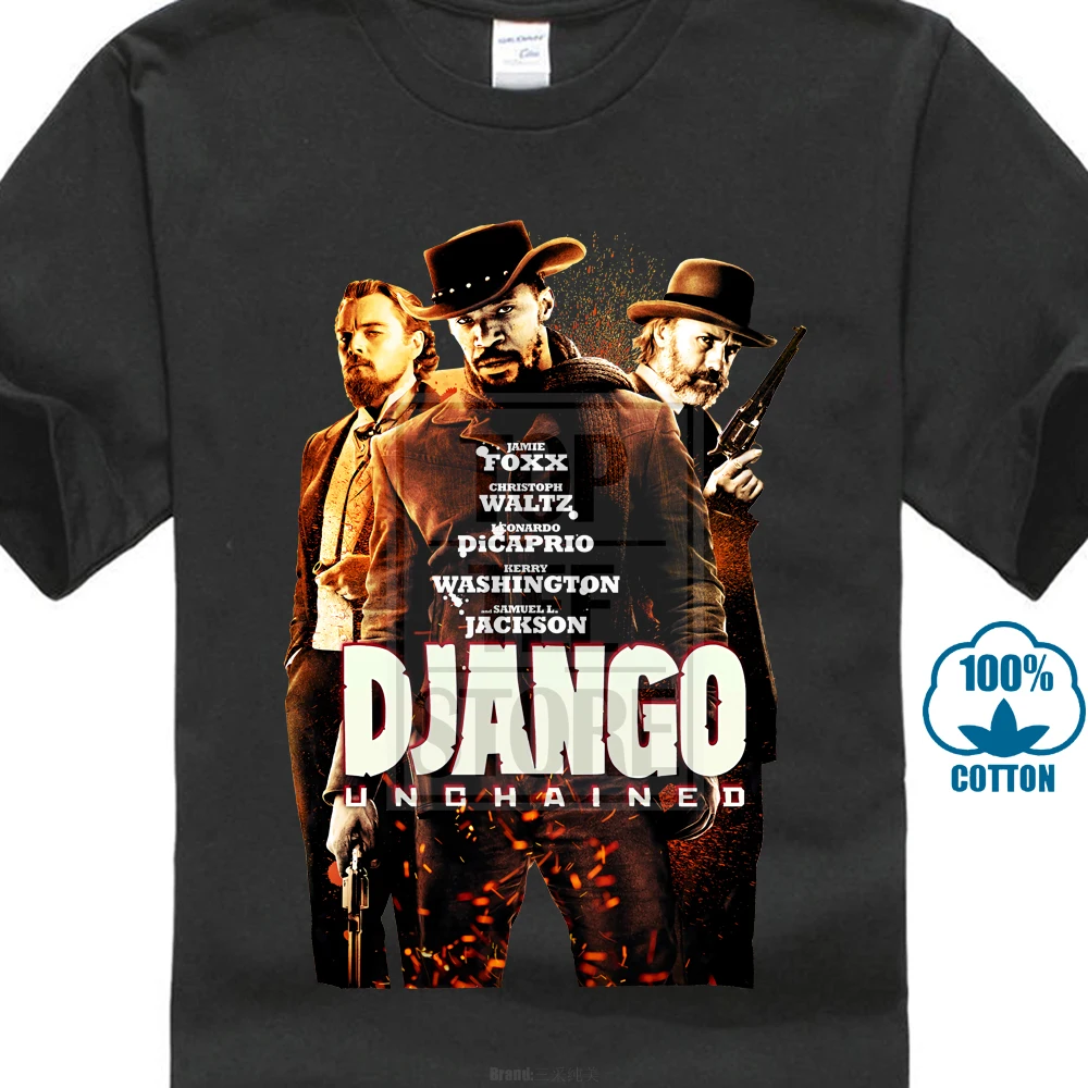 

Django V1 Movie Poster T Shirt Natural Khaki White All Sizes S To 4xl White Tshirt Harajuku Short Sleeve Loose Top