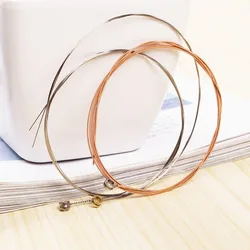 Cordes de guitare acoustique, 6 pièces de haute qualité, cordes amples, E 1st B 2nd G 3rd pour guitare Folk acoustique classique 