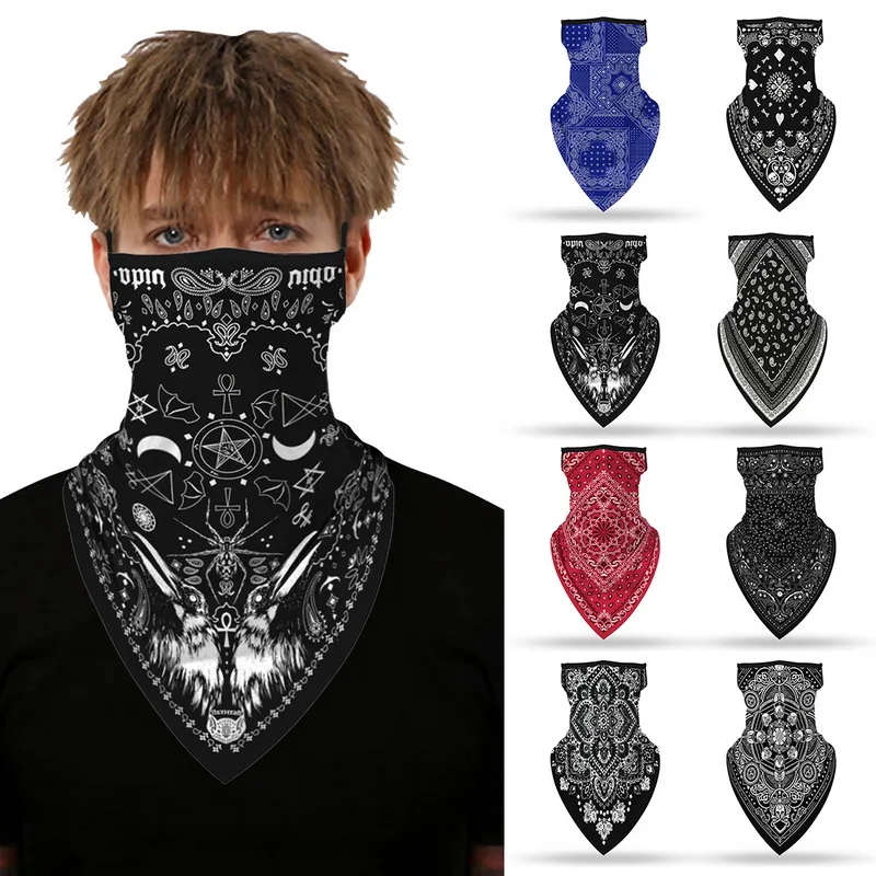 

Outdoor Seamless Riding Mask Neck Multipurpose Protection Face scarf Motorcycle Earmuffs Headband Scarf Neck Tube Magic Scarf