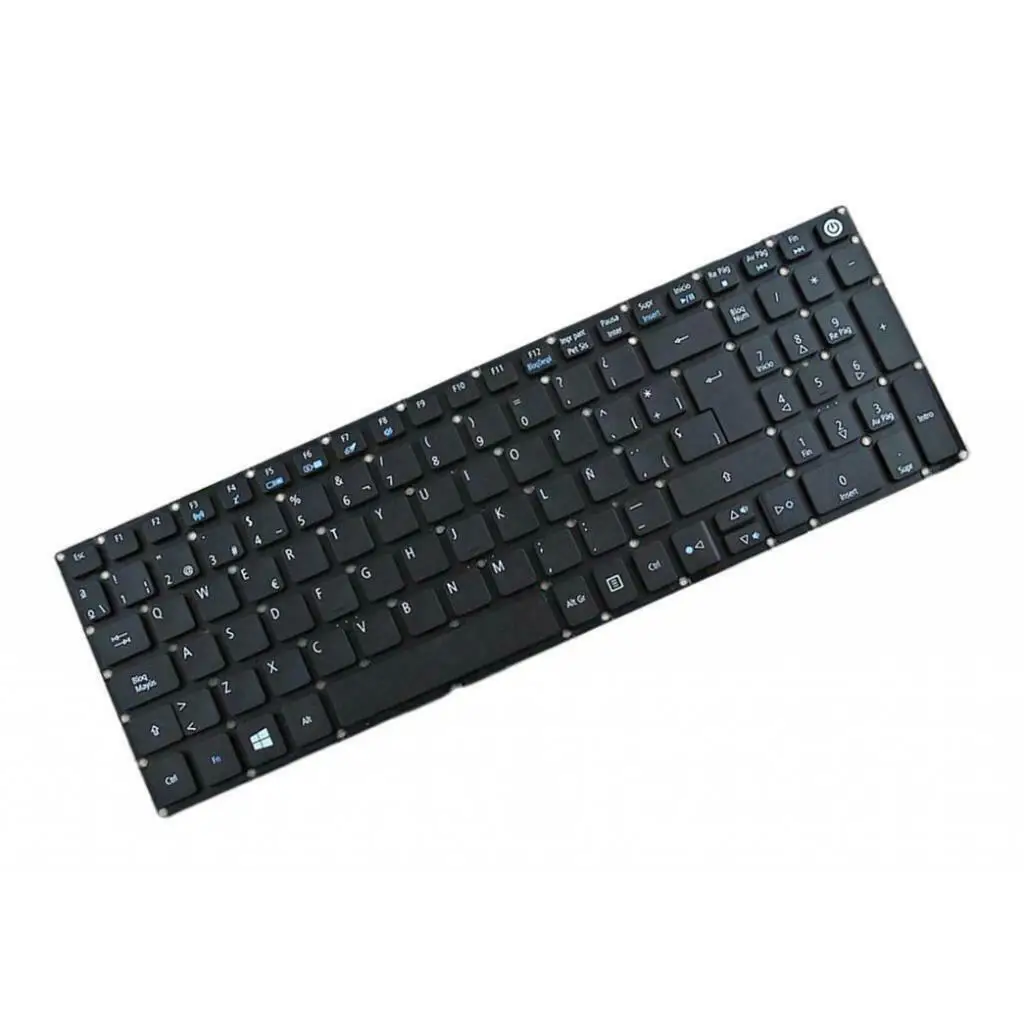 Испанская раскладка клавиатуры части для acer Aspire E5-722 E5-573G Teclado Черный SP