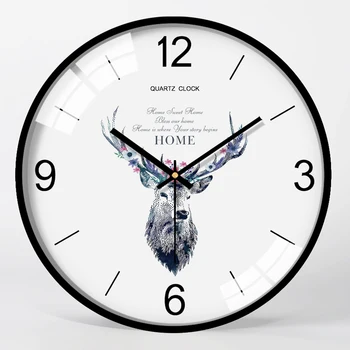 

Nordic Bedroom Wall Clock Cartoon Modern Special Wall Clocks Thick Watches For Kitchen Wall Home Decor Living Room Watch II50WC
