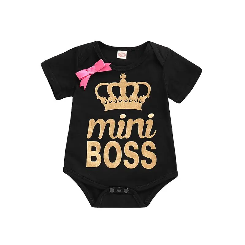 B-70 Summer Newborn Baby Girls Letter Print Sleeveless T-shirt Casual Tank Tops Sister Matching Clothes - Цвет: B-70