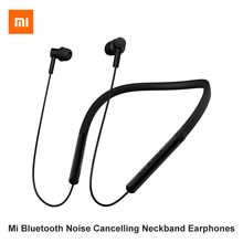 Xiaomi беспроводные Bluetooth наушники с шумоподавлением и шейным ремешком, активные наушники с шумоподавлением V5.0, Bluetooth спортивные наушники с микрофоном