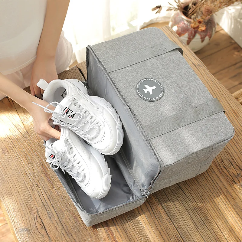 Luggage Dry Wet Separation Storage Bag Luggage Organizer Packing Travel Duffle with Shoes Bag Mesh Cosmetic Organiser