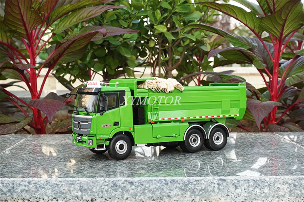 

1/36 Foton For Daimler Auman GTL Muck Dump Truck Engineering Truck Diecast Model Car Truck Play Display Collection gifts