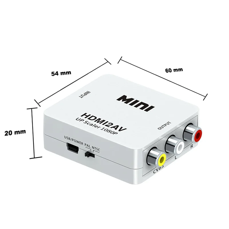 Ingelon VGA to HDMI Converter AV RCA Splitter 1080P Audio VGA2AV/CVBS  Adapter For PC to FullHD TV Convert Projector Dropshipping| | - AliExpress