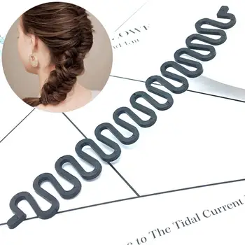 

Fish Bone Wave Styling Clip Braider Roller Wedding Party DIY Hair Braiding Tool