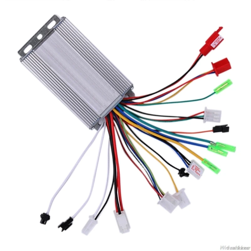 DC 36V/48V 350W Electric Bicycle Brushless Motor Controller with Aluminum Shell Electric Scooter Repair Tools