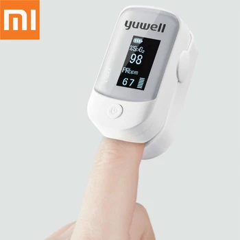 

Original xiaomi Yuwell Oximeter OLED screen Digital Fingertip Pulse Care High-speed sensor Auto power off health for family