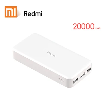 

For Xiaomi Redmi Charger Dual USB Power Adapter 20000mAh Powerbanks Fast Charge Portable Power-Bank For Mobile Phone Charging