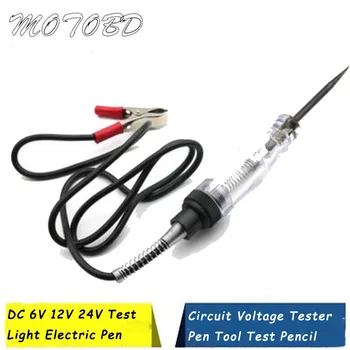 

Black DC 6V 12V 24V Test Light Electric Circuit Voltage Tester Pen Tool For Auto Car Test Pencil Durable