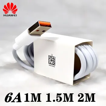 Huawei P50 Charger cable 6A  66W Supercharge Type C cable For Honor V20 30 PRO NOVA 7 P30 40 Pro mate 40 + pro 30 1