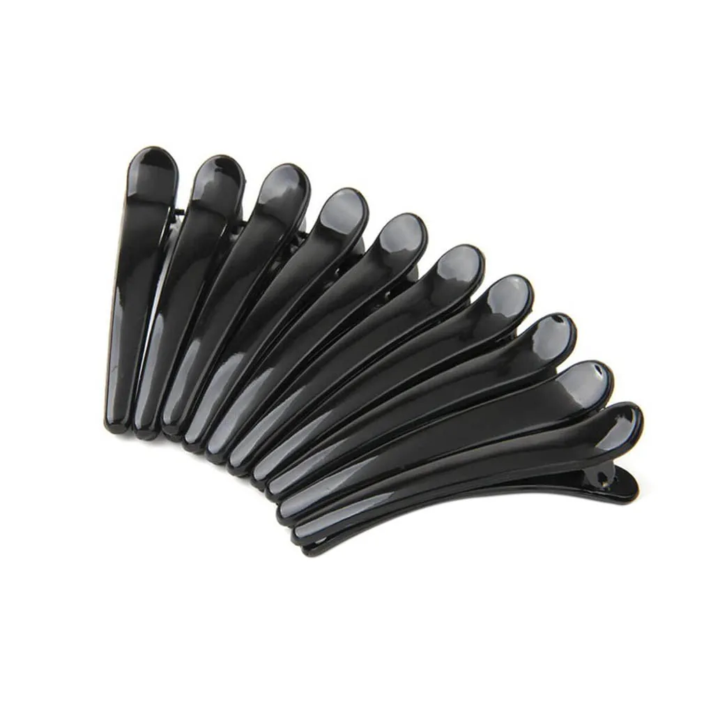 10 Pcs Alligator Hair Clips Pro Hairdressing Salon Sectioning Hair